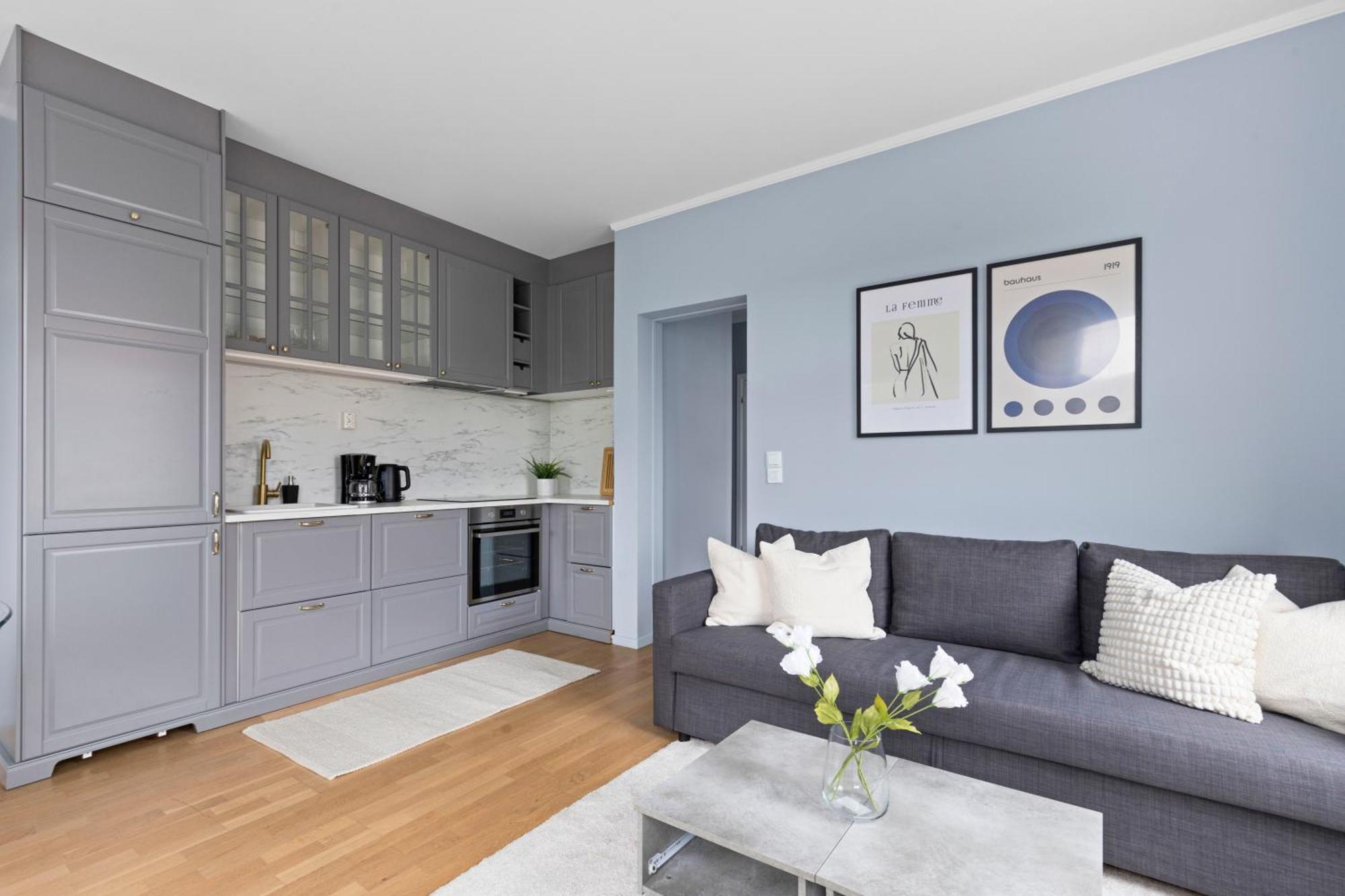 Modern And Bright Apartment In Central Oslo Dış mekan fotoğraf